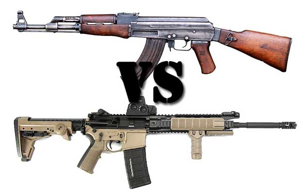 AK-47 versus AR-15