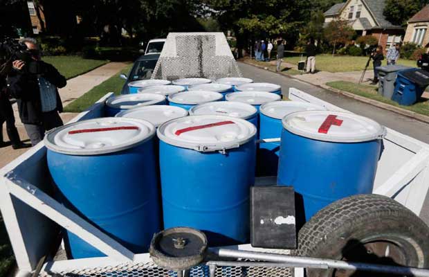 Each Ebola patient generates eight 55-gallon drums of hazardous waste daily - LA Times