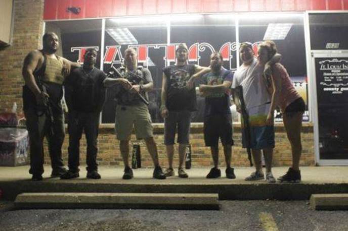In the Ferguson riots, two shops were ignored by the looters. Can you guess why?