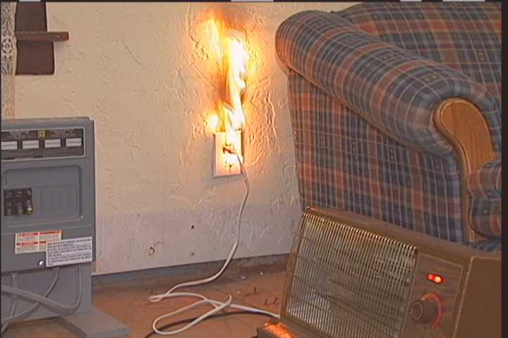 Electrical fires need different methods to be extinguished.